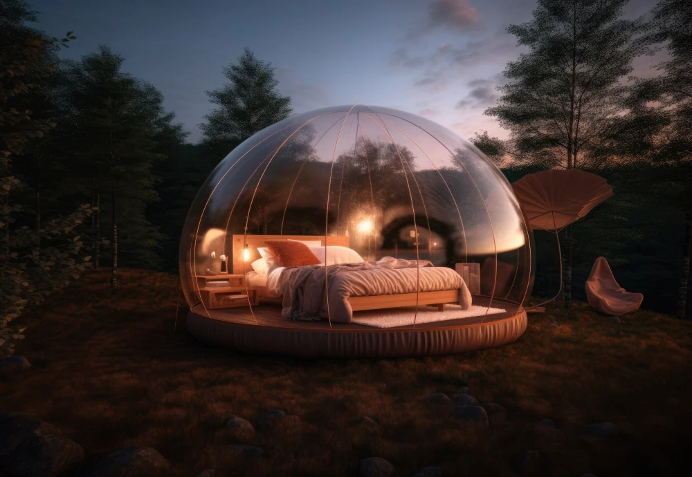 outdoor clear bubble tent