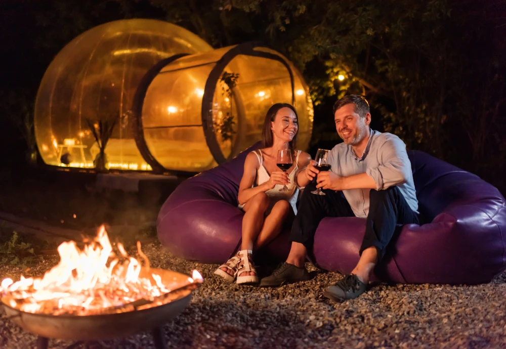 outdoor clear bubble tent