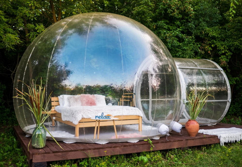 big clear bubble tent