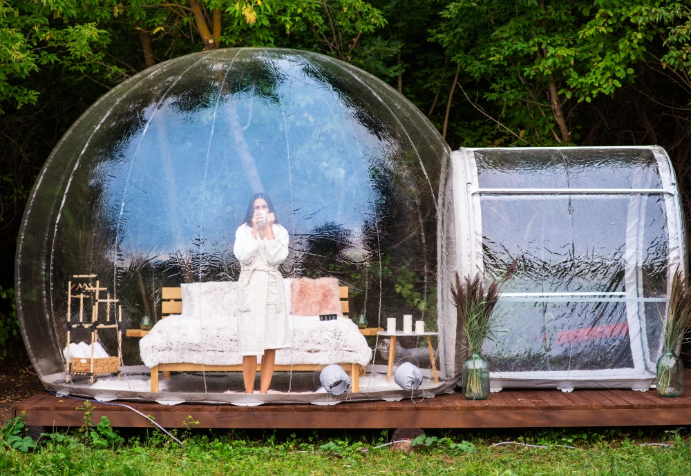 outdoor clear bubble tent